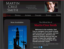 Tablet Screenshot of martincruzsmith.com